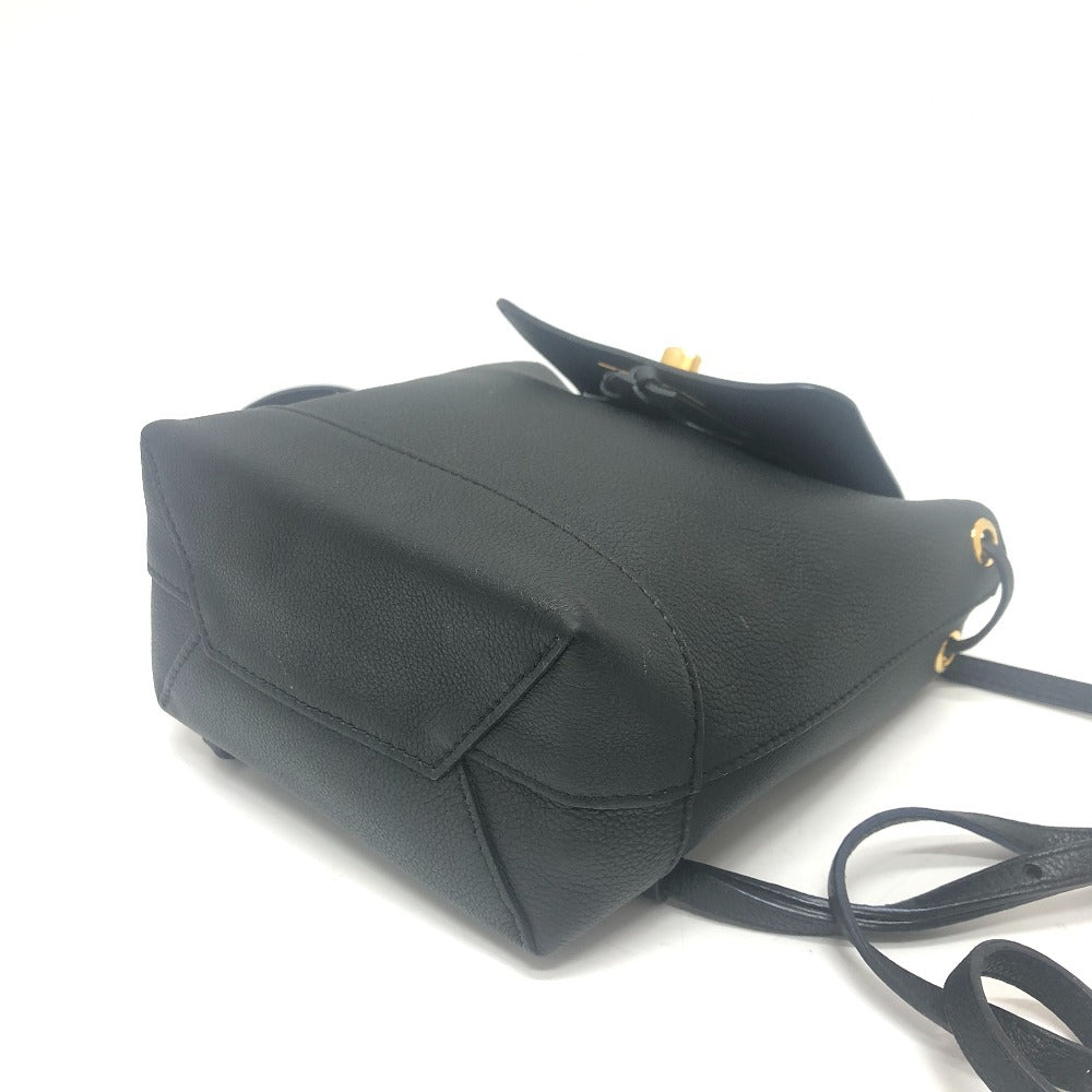 LOUIS VUITTON Backpack leather black rock Me