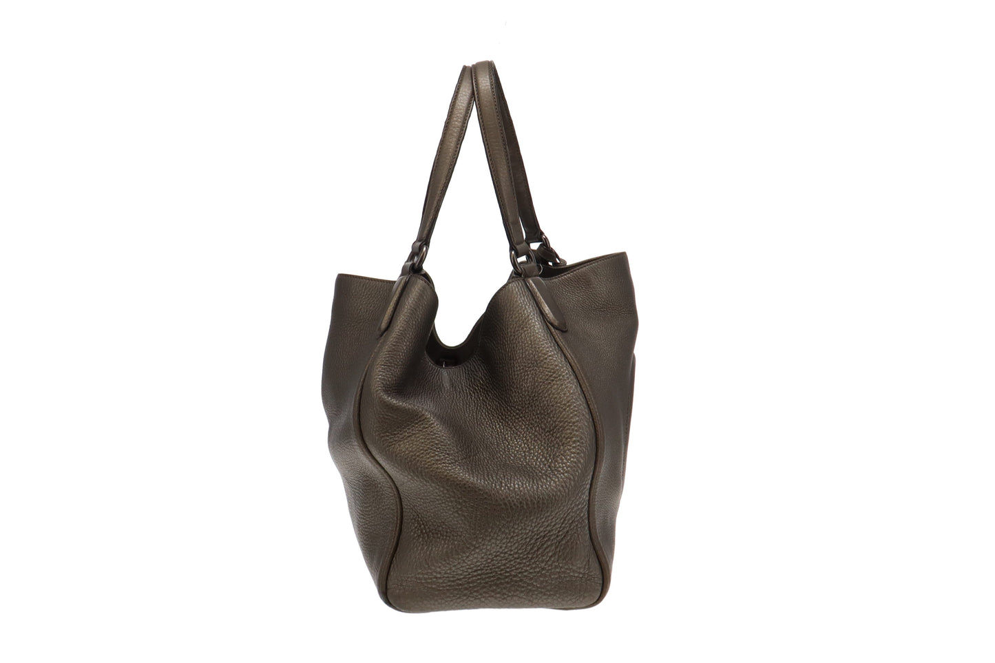 Gucci Soho Green Leather Metallic Shoulder Bag