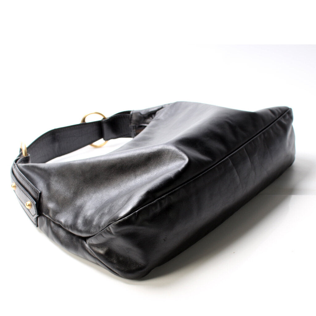 Gucci Horsebit Leather Hobo Bag