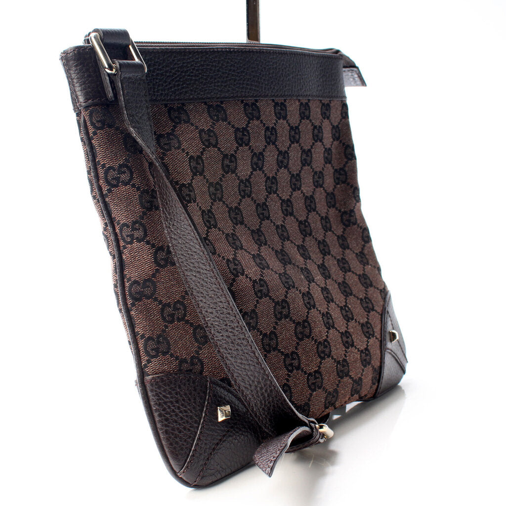 Gucci 272396 GG Canvas Crossbody Bag