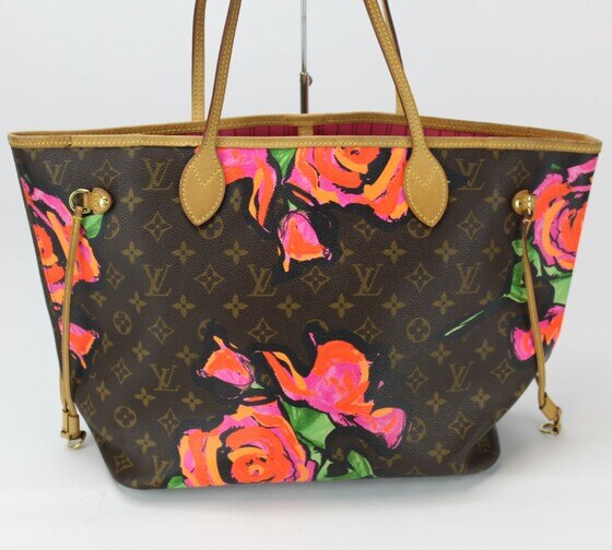 Louis Vuitton Neverfull MM Monogram Roses