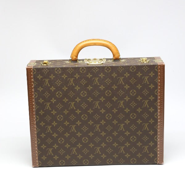 LOUIS VUITTON trunk Monogram canvas Brown Attache case Monogram President mens