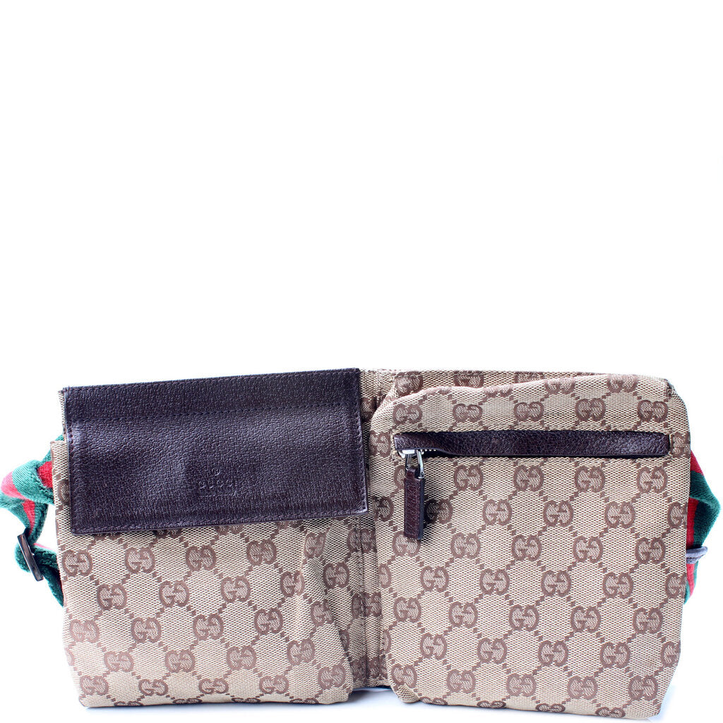 Gucci 28566 Waist Canvas Bag