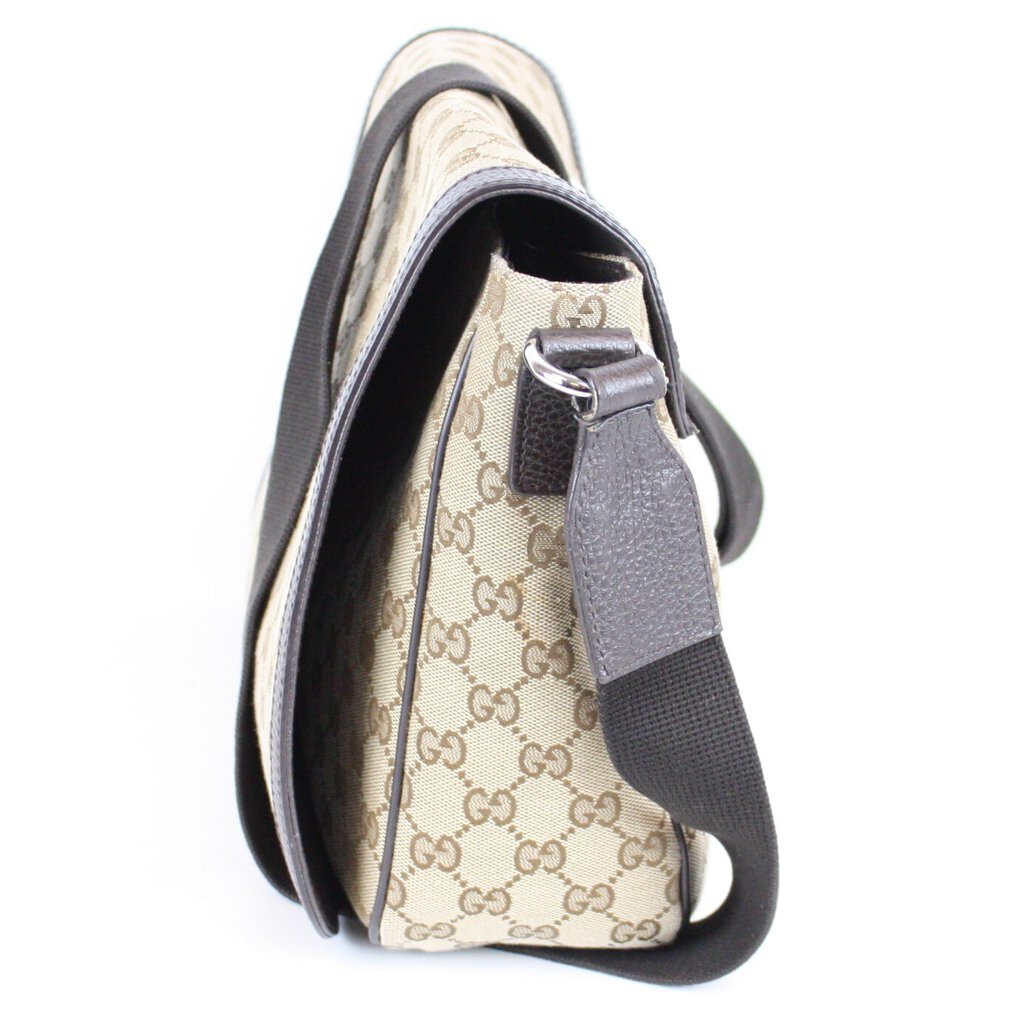 Gucci 449171 GG Canvas Messenger Bag