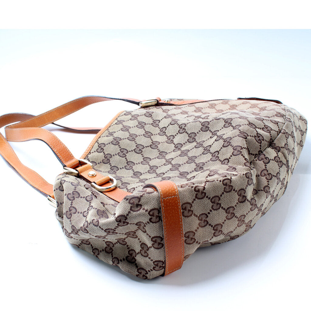 Gucci 130736 Abbey GG Canvas Medium Bag