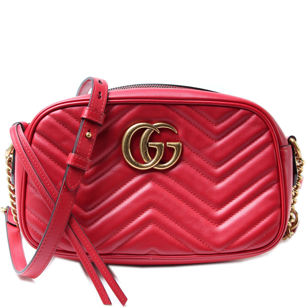 Gucci 447632 Marmont Small Leather Camera Bag