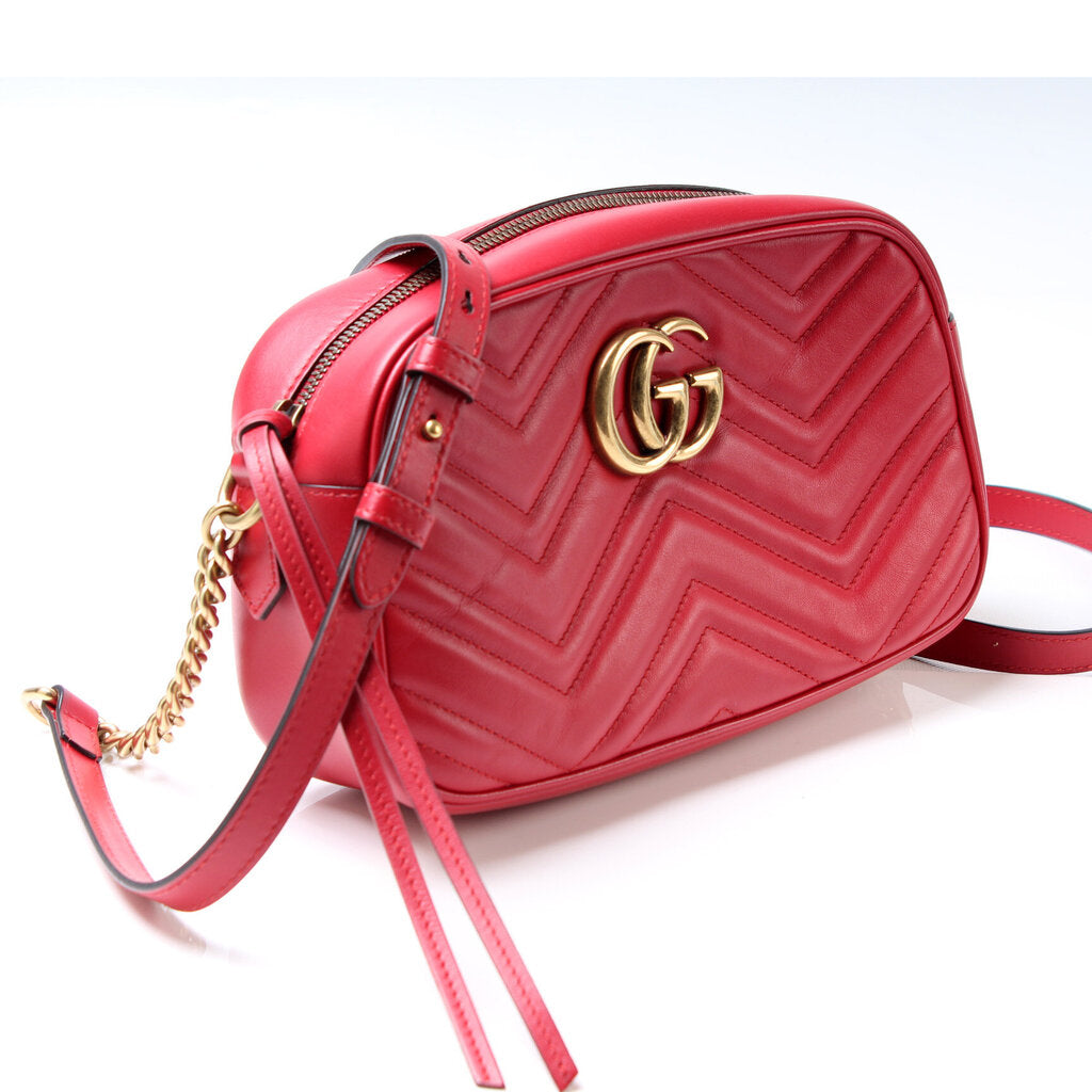 Gucci 447632 Marmont Small Leather Camera Bag