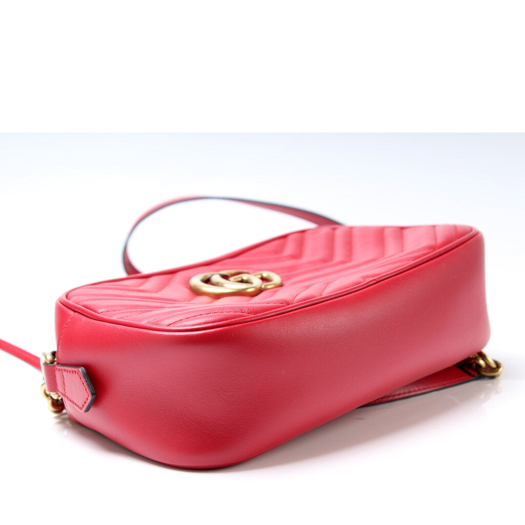 Gucci 447632 Marmont Small Leather Camera Bag