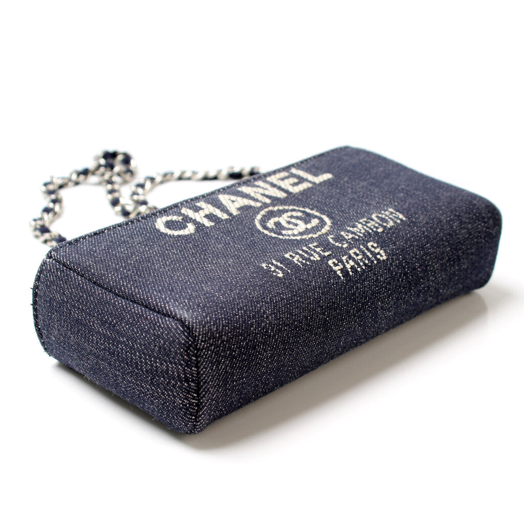 Chanel O-Phone Holder Denim Bag