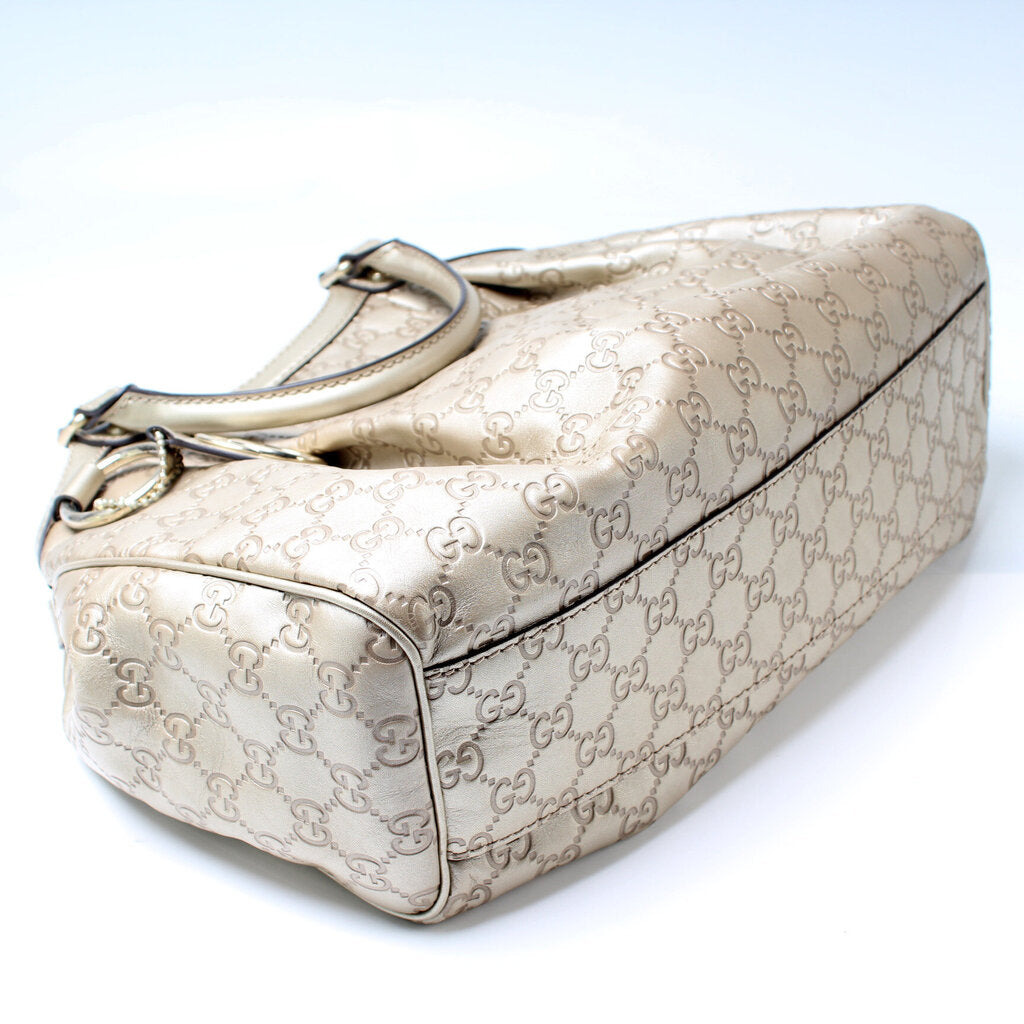 Gucci 211944 Sukey GG Leather Medium Bag
