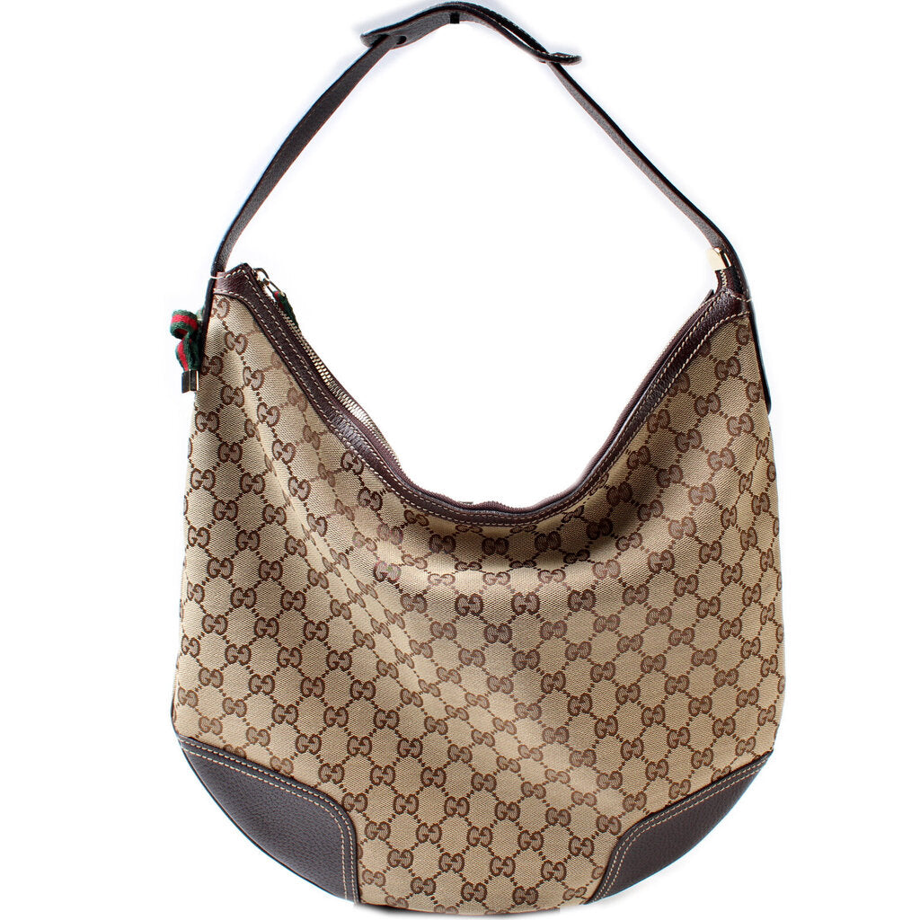 Gucci 162882 Monogram Princy Hobo Bag