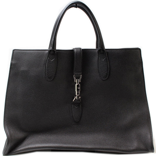 Gucci 362970 Jackie Soft Leather Large Tote Bag