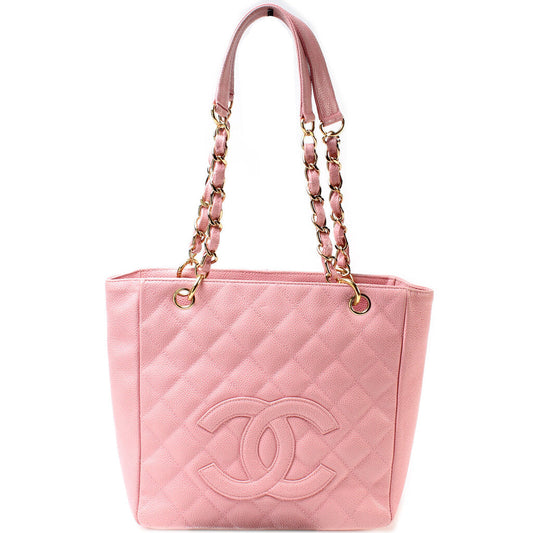 Chanel Petite Shopping Tote Caviar Bag