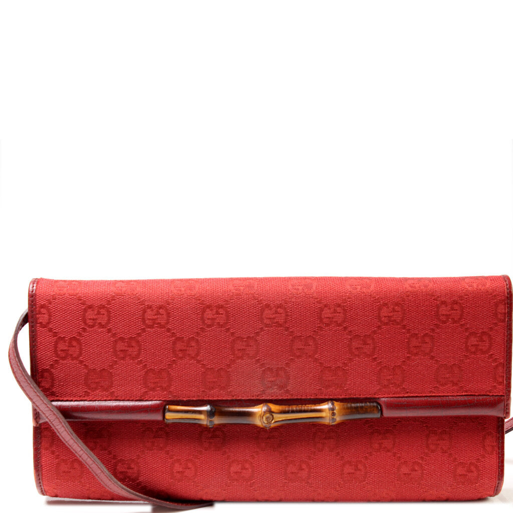 Gucci 117594 Bamboo Clutch Bag