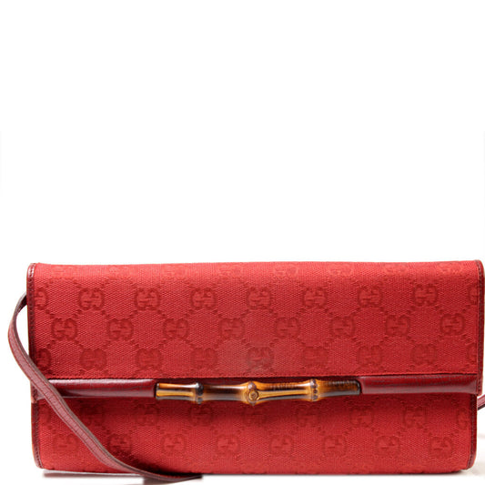 Gucci 117594 Bamboo Clutch Bag