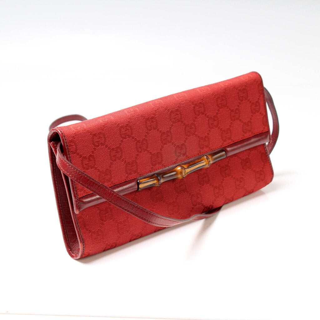Gucci 117594 Bamboo Clutch Bag