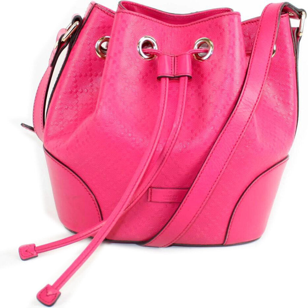 Gucci 354229 Bright Diamante Bucket Bag