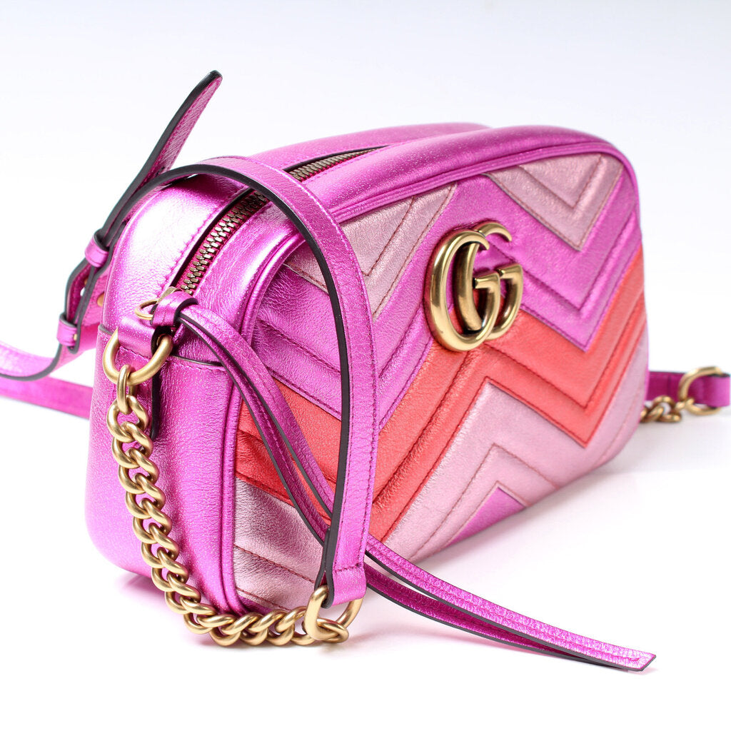 Gucci 447632 Marmont Small Leather Camera Bag
