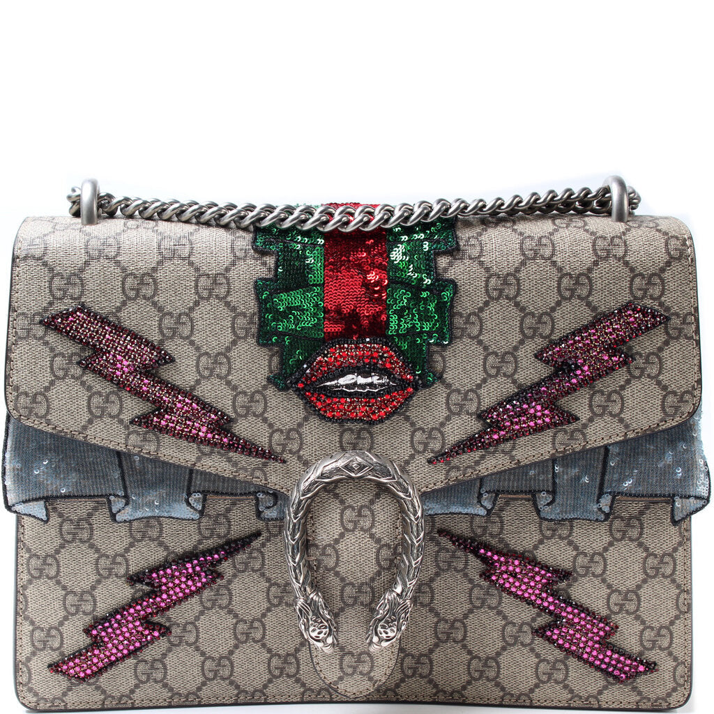Gucci 400235 Dionysus Medium Embroidered Sequin Bag