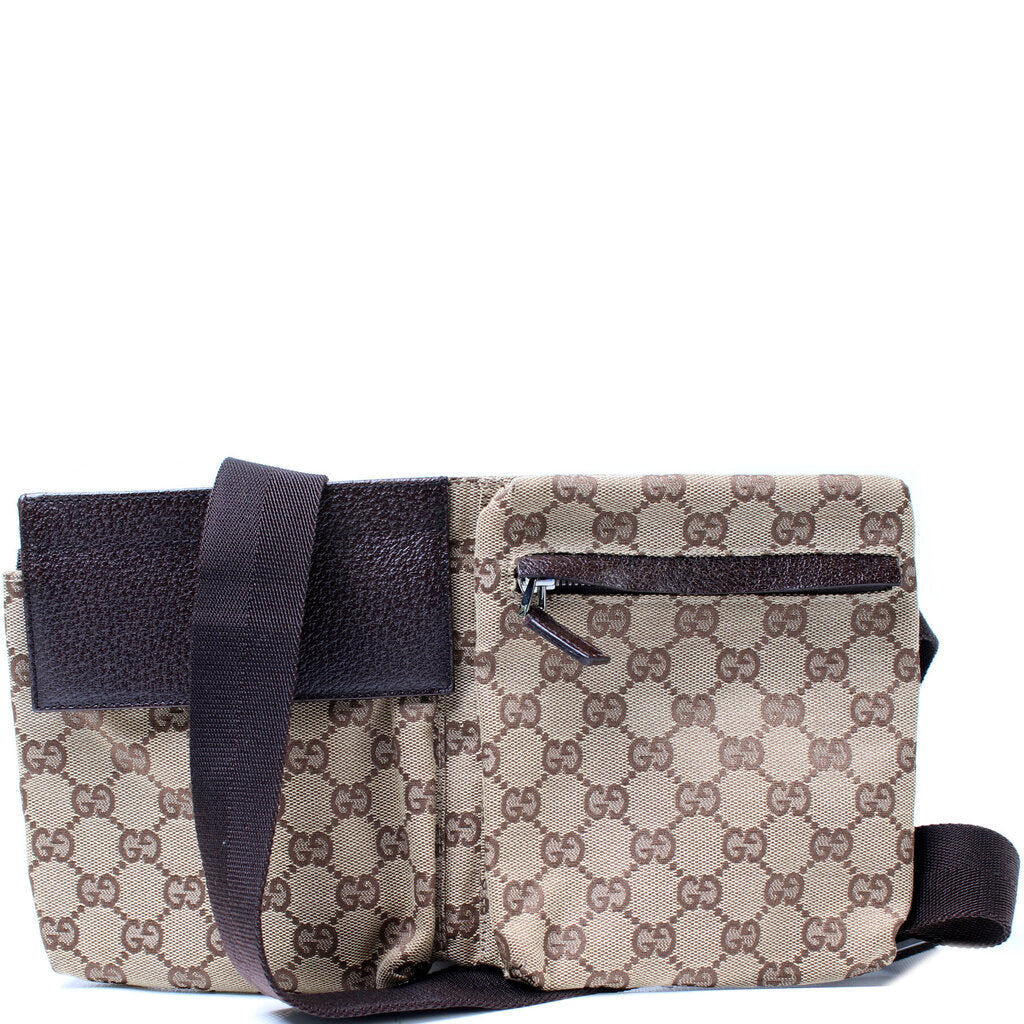 Gucci 28566 Waist Canvas Bag