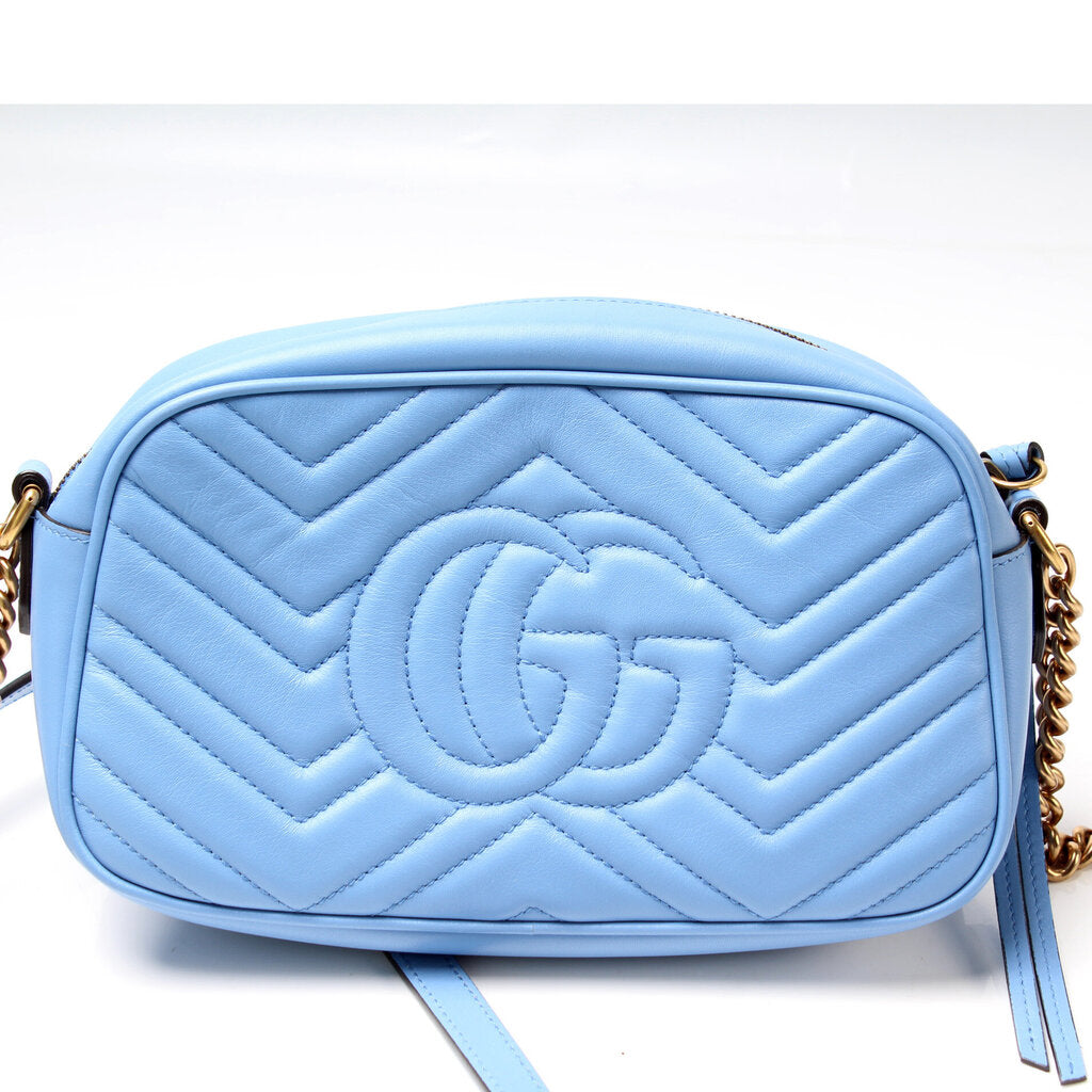 Gucci 447632 Marmont Small Leather Camera Bag