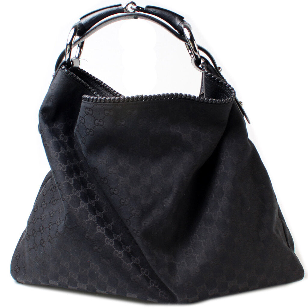 Gucci 114900 Horsebit Hobo Bag