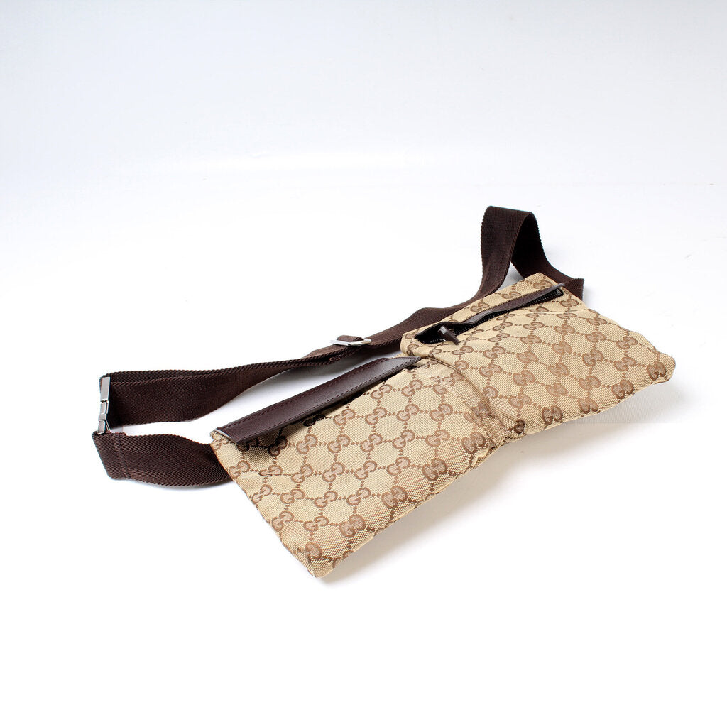 Gucci 28566 Waist Canvas Bag