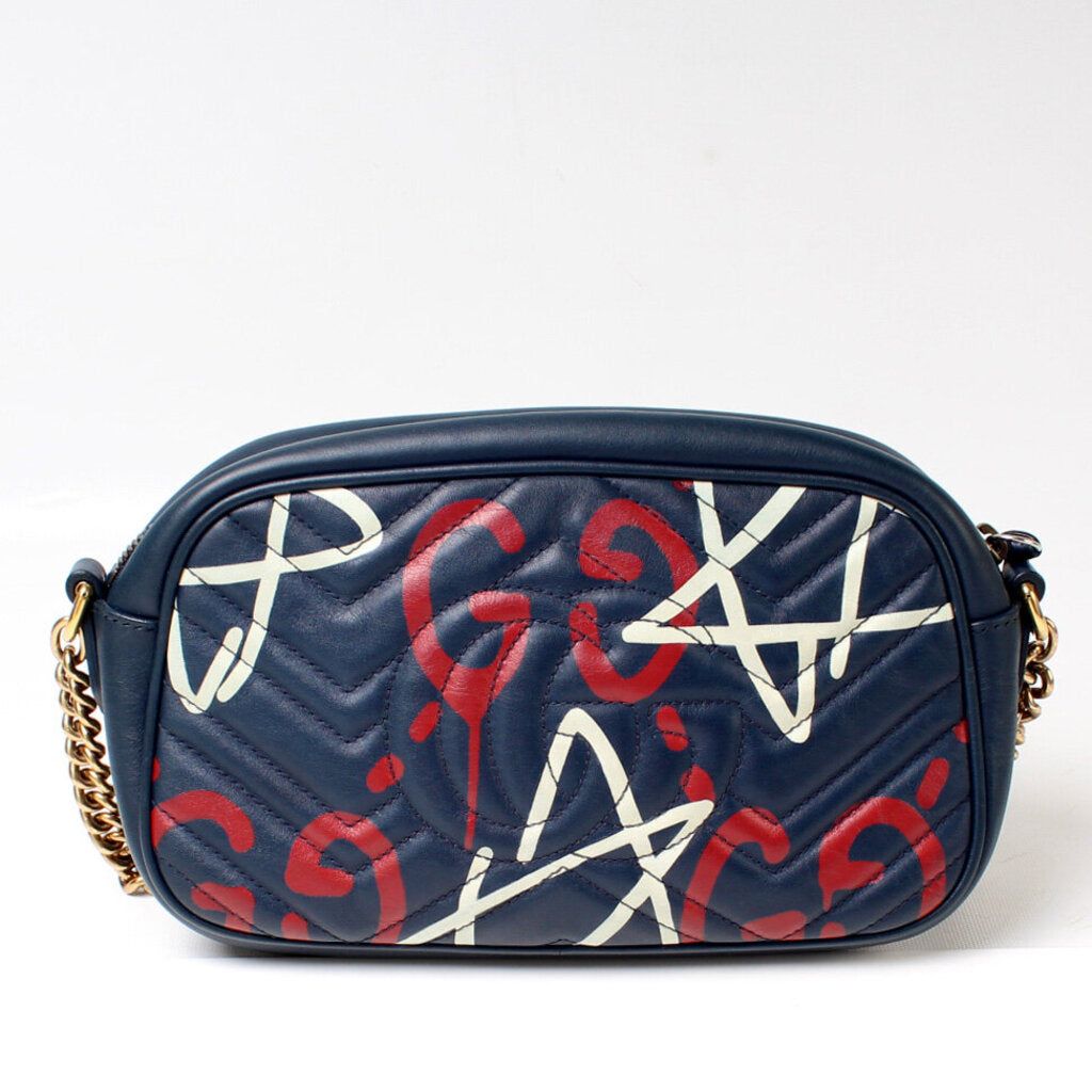 Gucci 447632 Marmont Small Leather Camera Bag