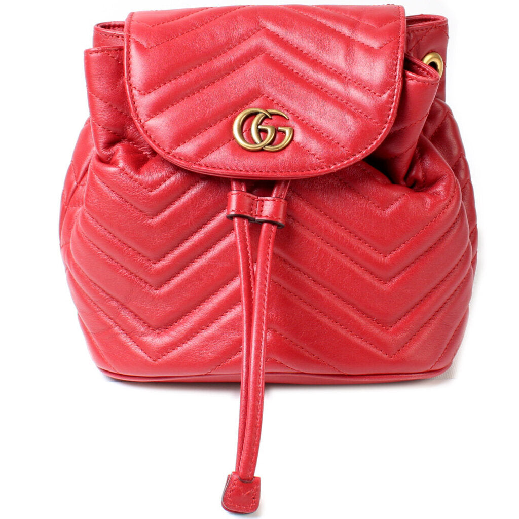 Gucci 528129 Marmont Mini Leather Backpack Bag