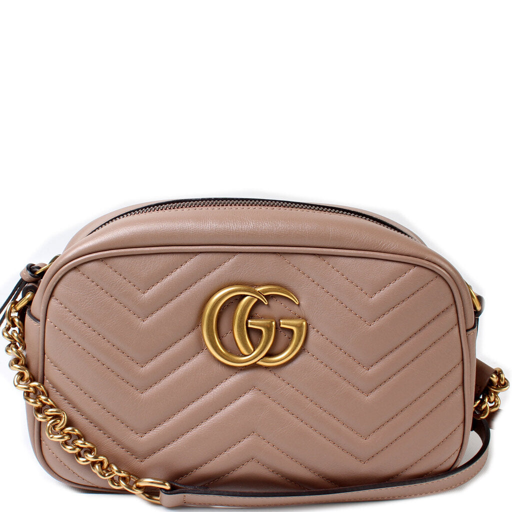 Gucci 447632 Marmont Small Leather Camera Bag