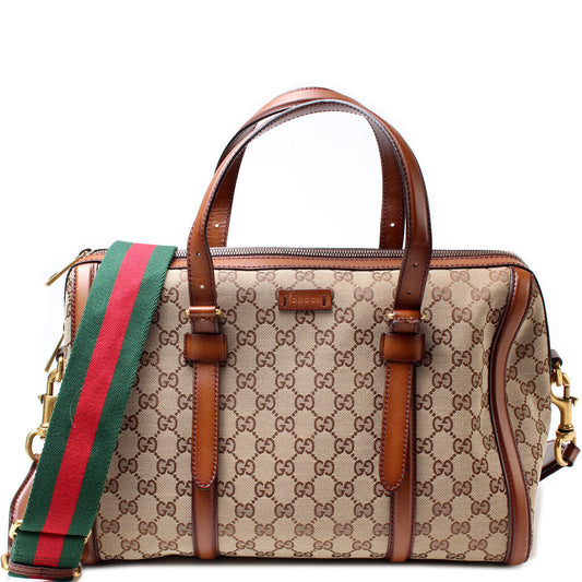 Gucci Lady Web Boston Bag