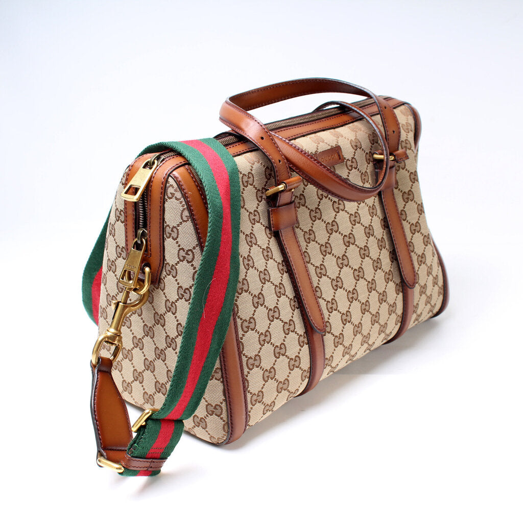 Gucci Lady Web Boston Bag