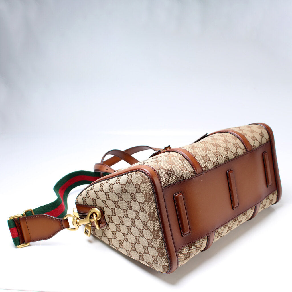 Gucci Lady Web Boston Bag
