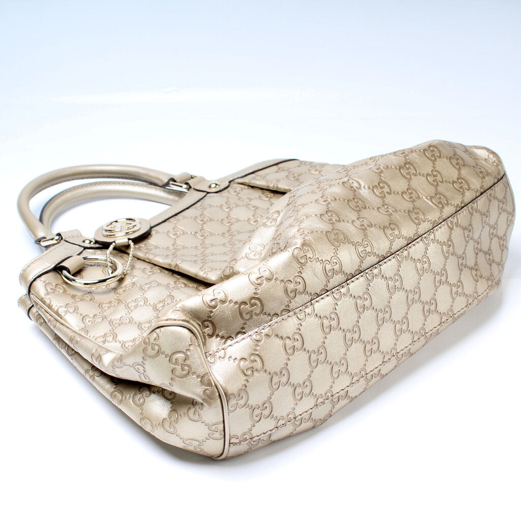 Gucci 211944 Sukey GG Leather Medium Bag