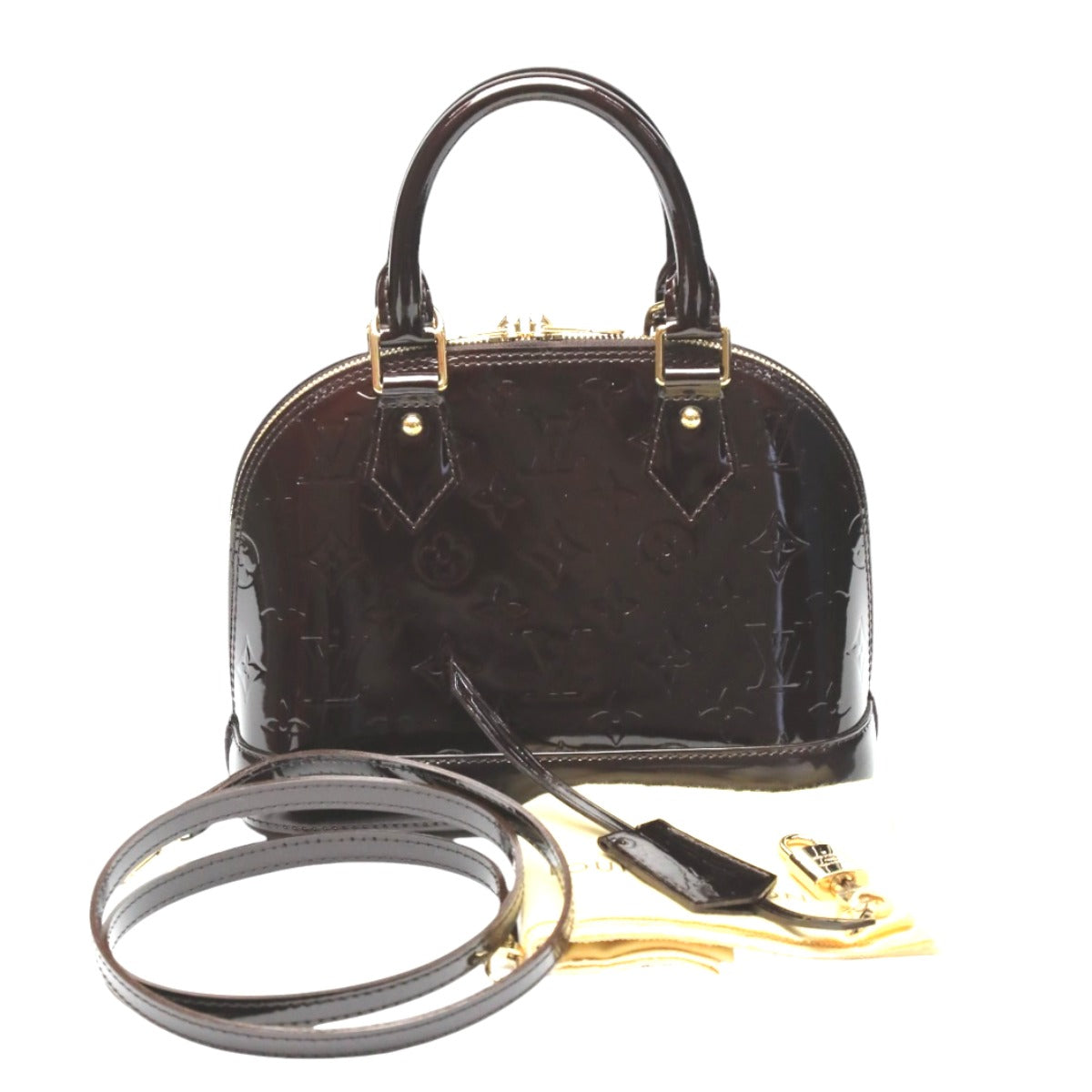 LOUIS VUITTON Handbag Monogram Vernis purple Monogram Alma BB