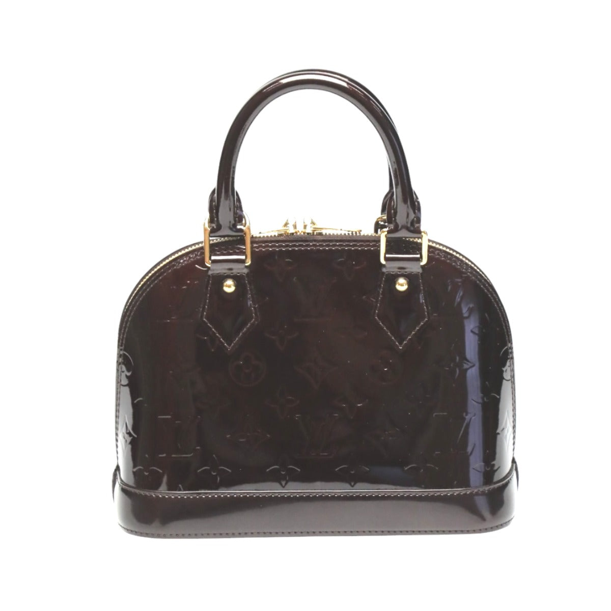 LOUIS VUITTON Handbag Monogram Vernis purple Monogram Alma BB