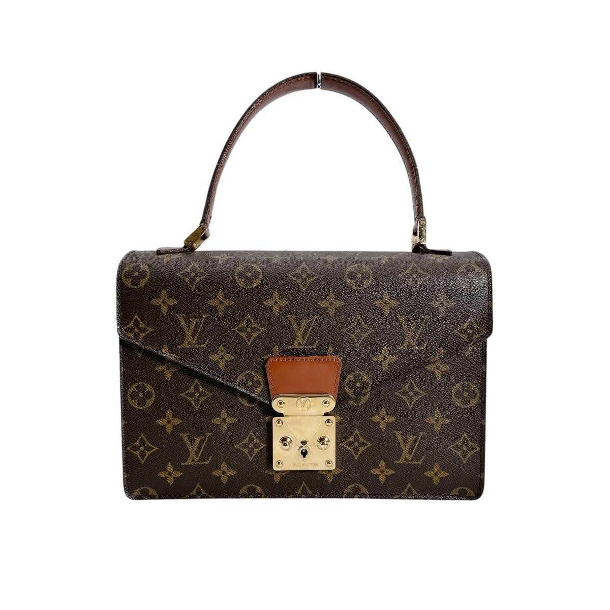 LOUIS VUITTON Handbag Monogram canvas Brown Monogram Concorde