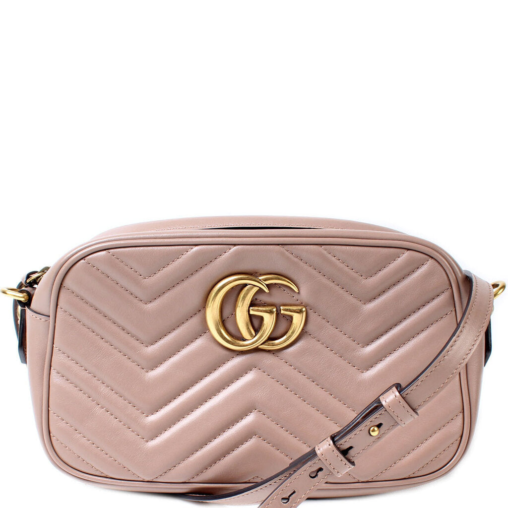 Gucci 447632 Marmont Small Leather Camera Bag
