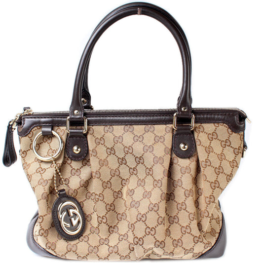 Gucci 247902 GG Sukey Satchel Bag