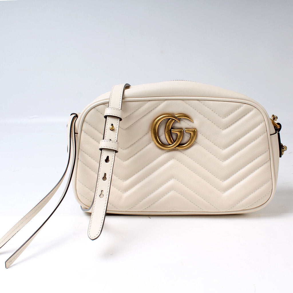 Gucci 447632 Marmont Small Leather Camera Bag