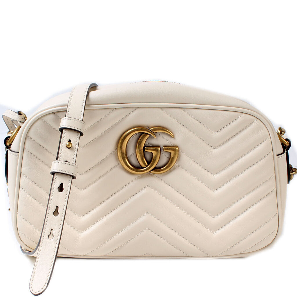 Gucci 447632 Marmont Small Leather Camera Bag
