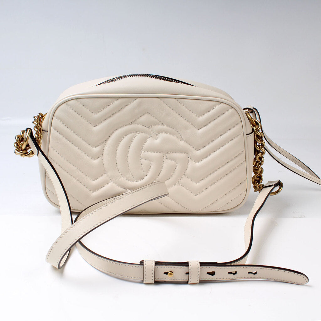 Gucci 447632 Marmont Small Leather Camera Bag