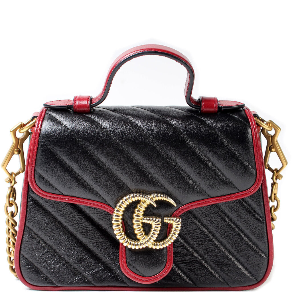 Gucci 583571 Marmont Mini Top Handle Bag