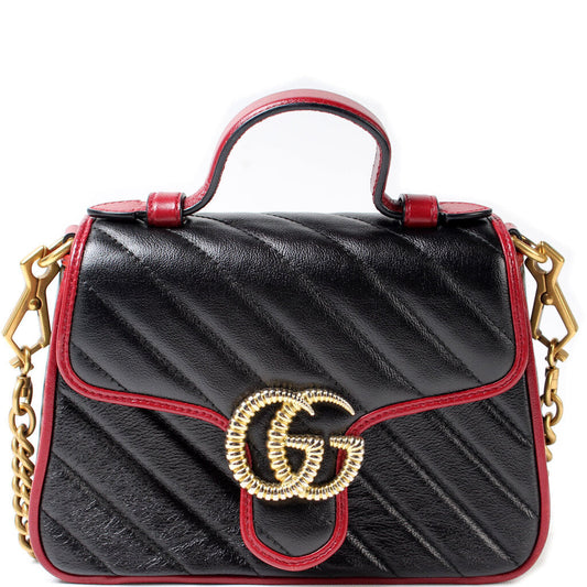 Gucci 583571 Marmont Mini Top Handle Bag