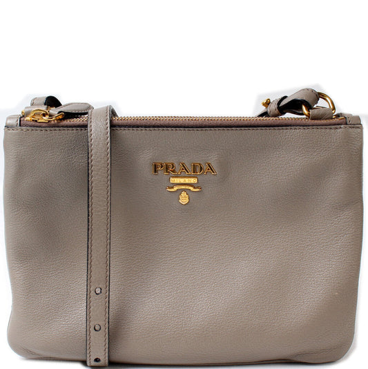 Prada Vitello Phenix Crossbody Bag