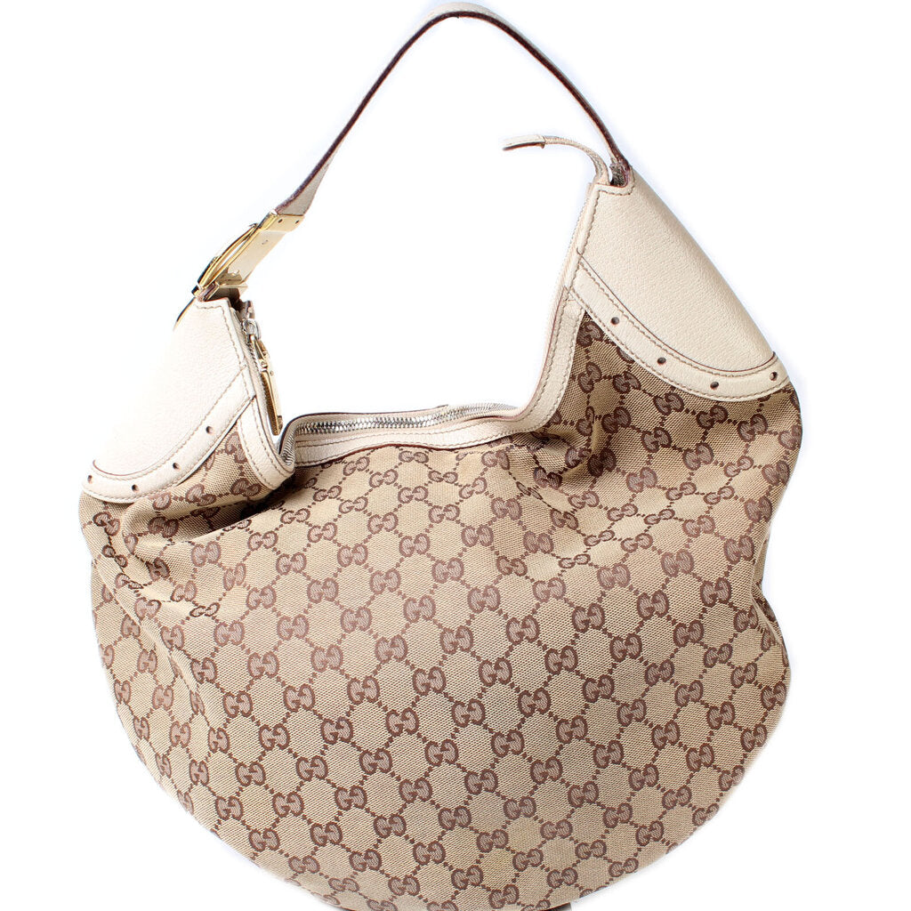 Gucci 145764 GG Crescent Hobo Bag