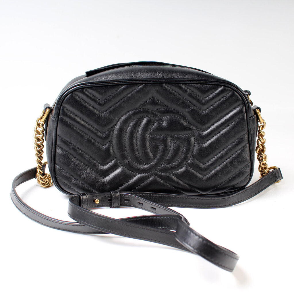 Gucci 447632 Marmont Small Leather Camera Bag