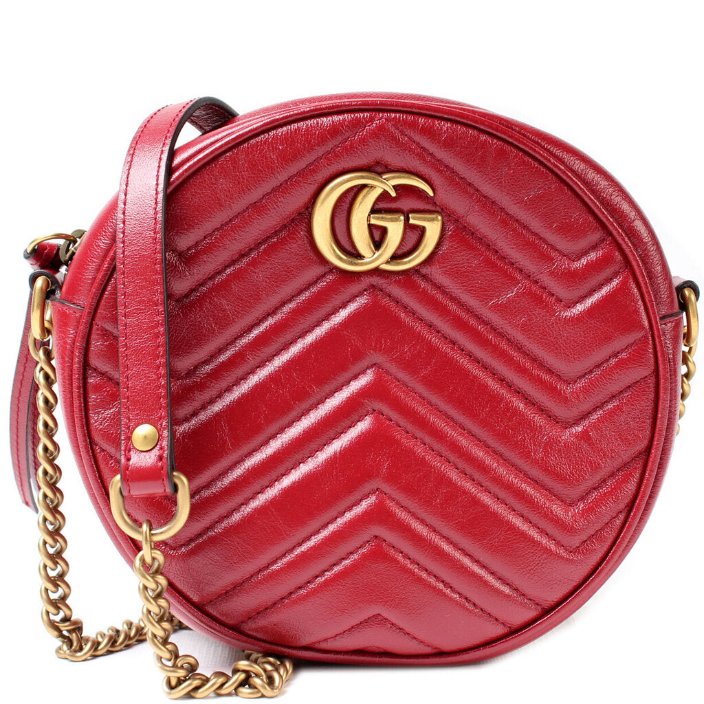 Gucci 550154 Marmont Mini Round Bag