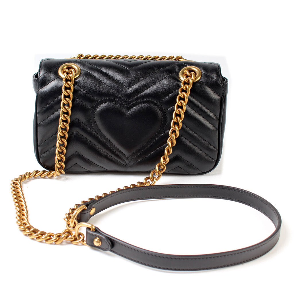 Gucci 446744 Marmont Shoulder Mini Flap Bag