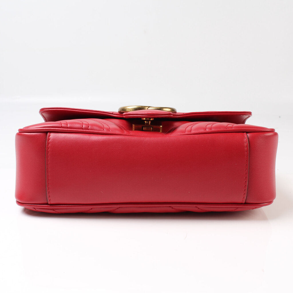 Gucci 446744 Marmont Shoulder Mini Flap Bag